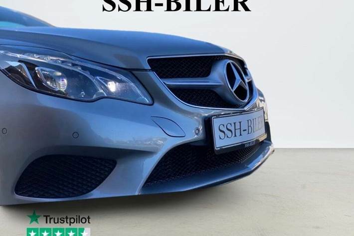 Sølv Mercedes E350 fra 2015