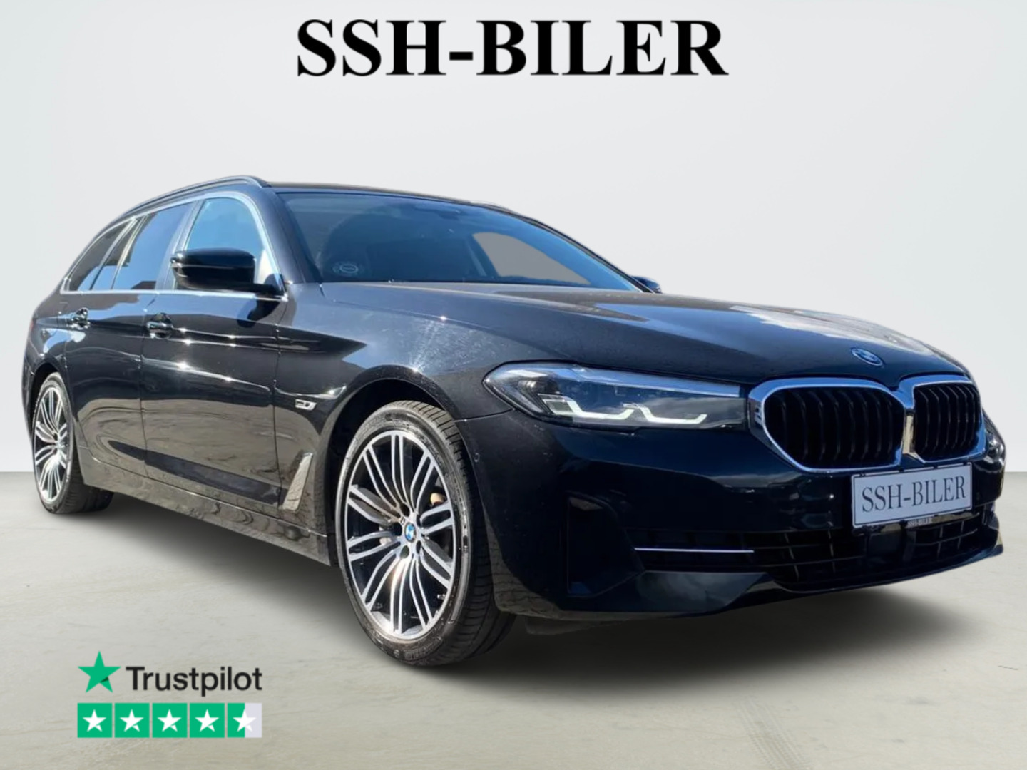 Sort BMW 530e fra 2022