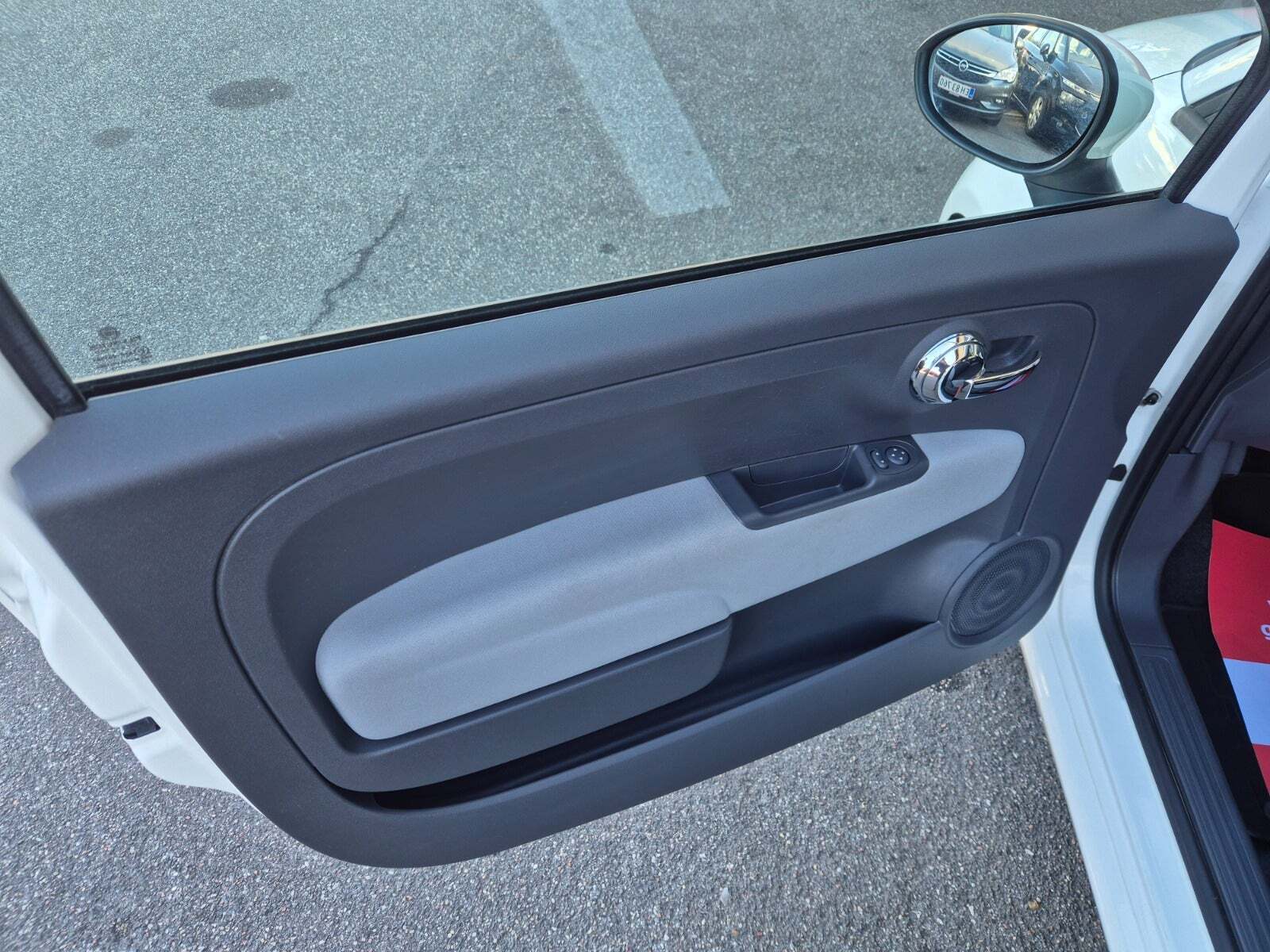 Hvid Fiat 500C fra 2016