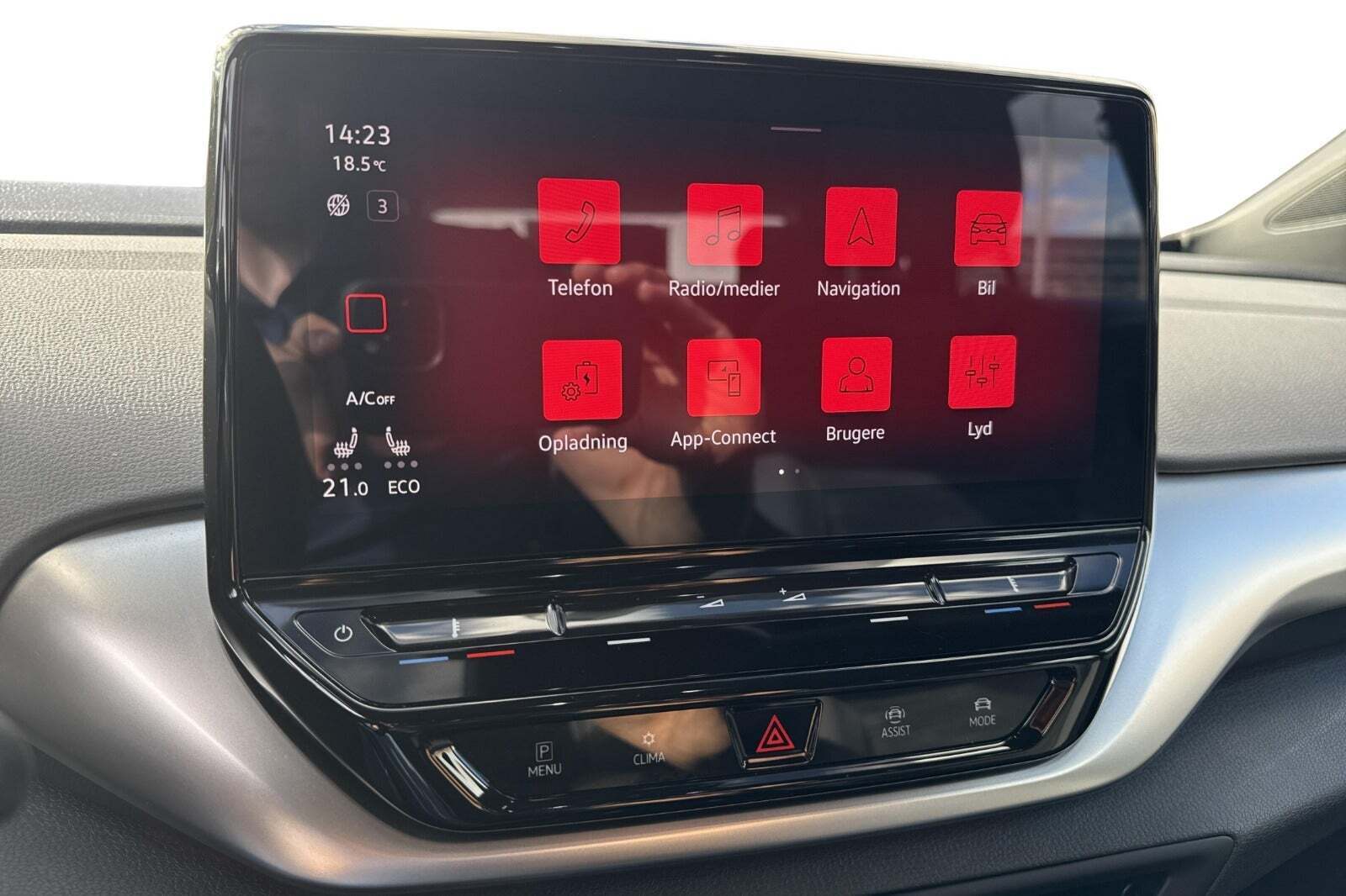 Grå VW ID.4 fra 2022