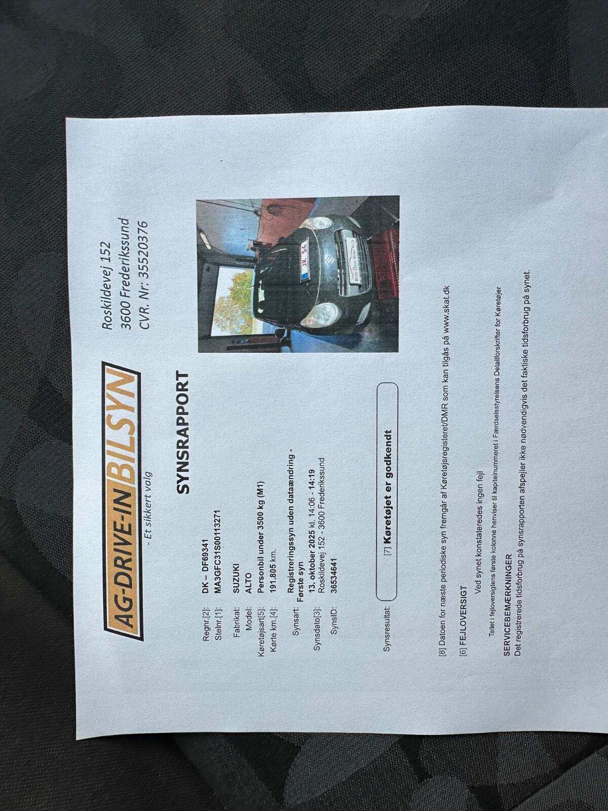 Sort Suzuki Alto fra 2009