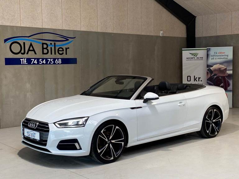Audi A5 2,0 TFSi 190 Cabriolet S-tr.