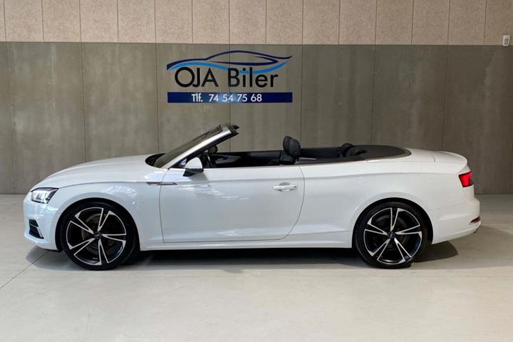 Hvid Audi A5 fra 2017