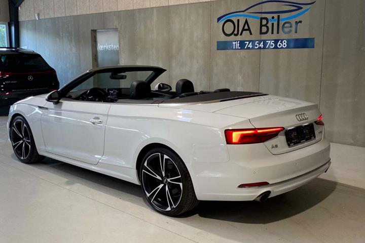 Hvid Audi A5 fra 2017