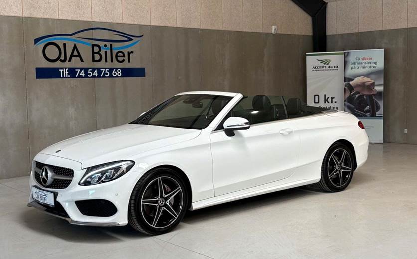 Mercedes C180 1,6 AMG Line Cabriolet aut.