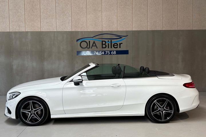 Hvid Mercedes C180 fra 2017