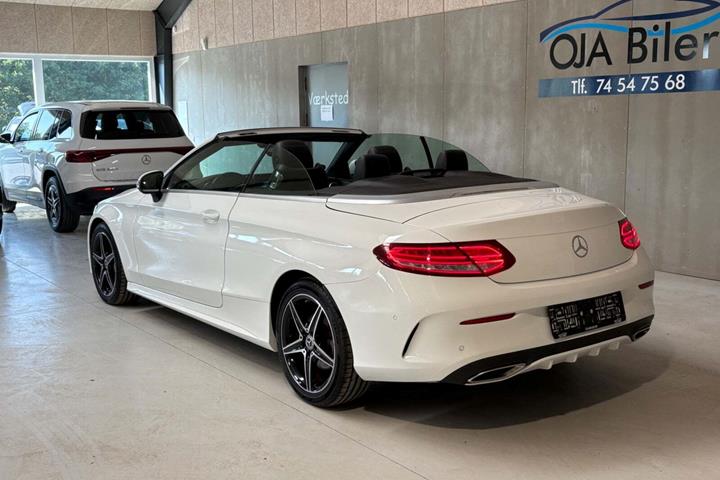 Hvid Mercedes C180 fra 2017