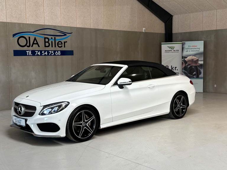Mercedes C180 1,6 AMG Line Cabriolet aut.