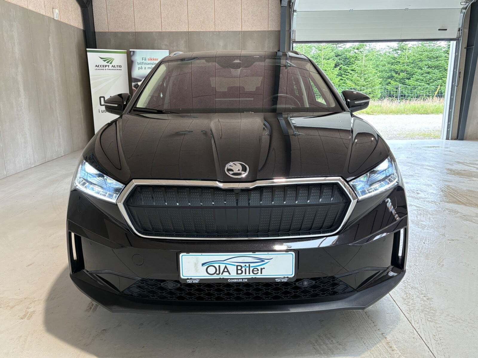 Sort Skoda Enyaq fra 2022
