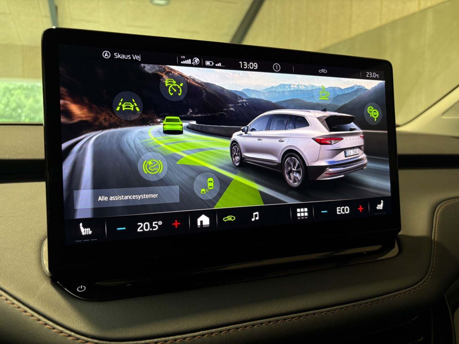 Sort Skoda Enyaq fra 2022