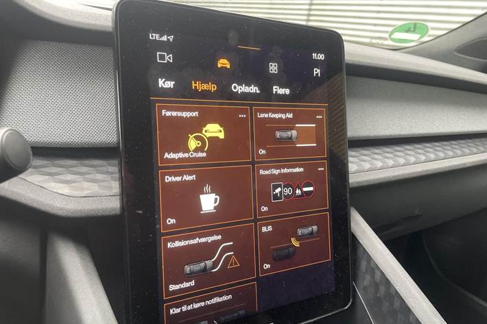 Sort Polestar 2 fra 2023