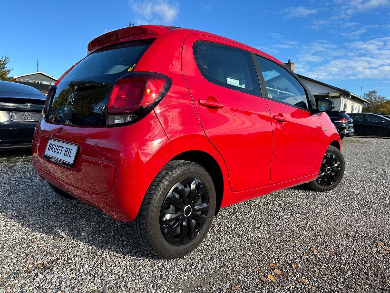 Rød Citroën C1 fra 2017