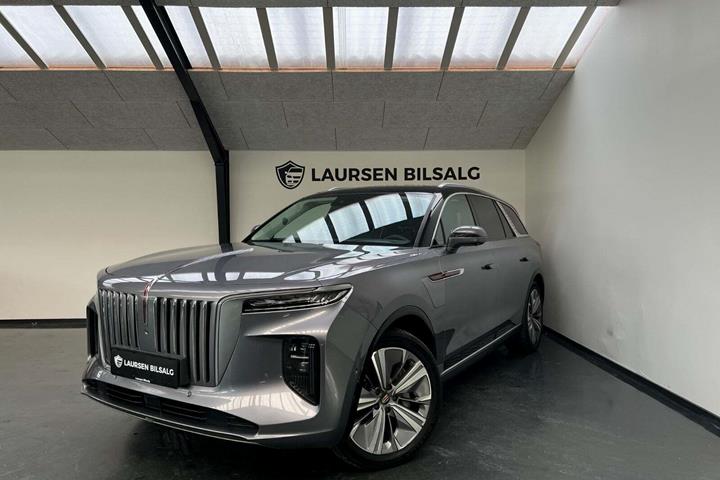 Grå Hongqi E-HS9 fra 2022 set udefra