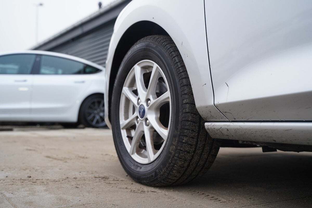 Sølv Ford Fiesta fra 2020