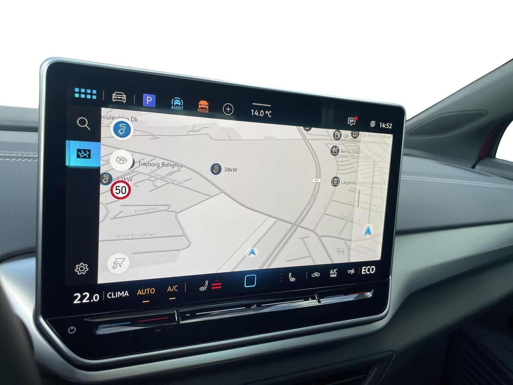 Rød VW ID.4 fra 2025