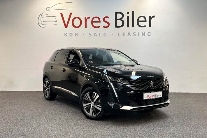 Sort Peugeot 3008 fra 2022 set udefra