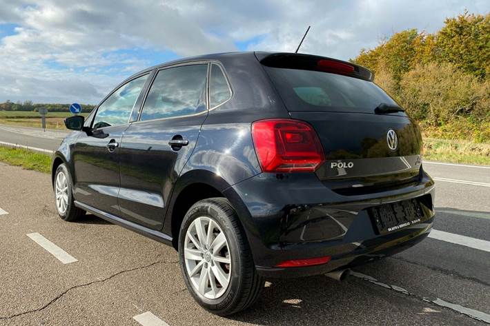 Sort VW Polo fra 2016