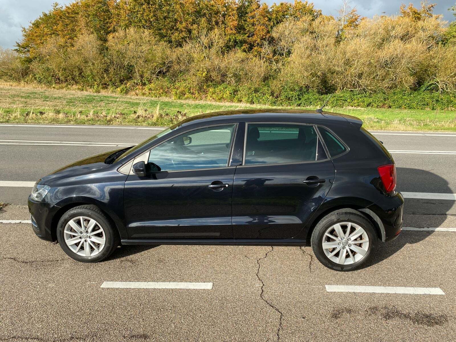 Sort VW Polo fra 2016