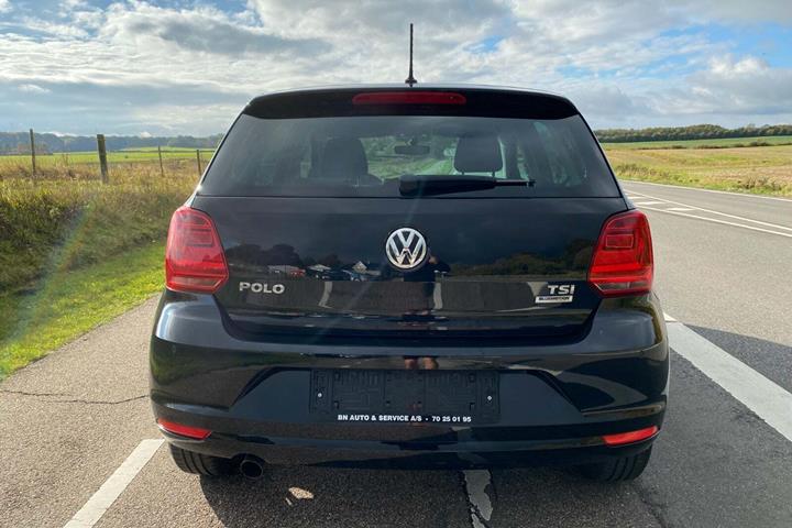Sort VW Polo fra 2016
