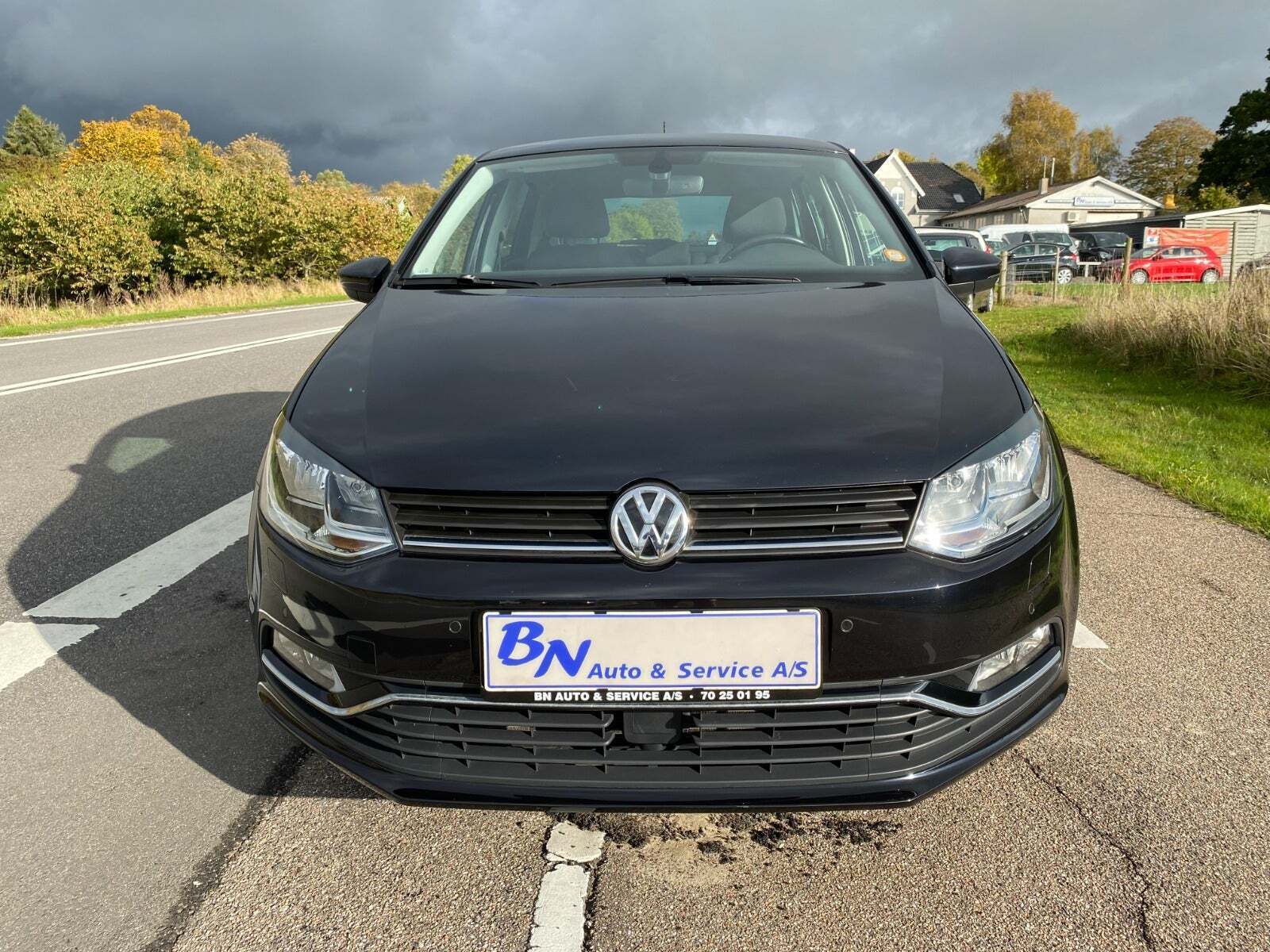 Sort VW Polo fra 2016