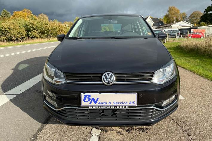 Sort VW Polo fra 2016
