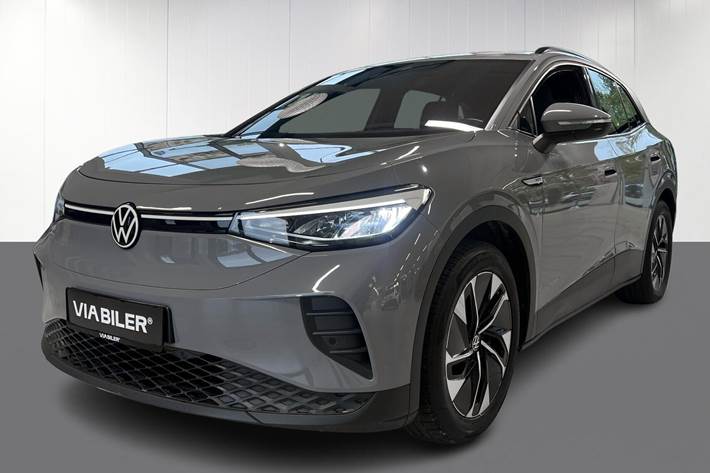 Grå VW ID.4 fra 2021 set udefra