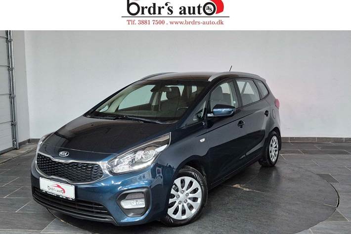 Blå Kia Carens fra 2018