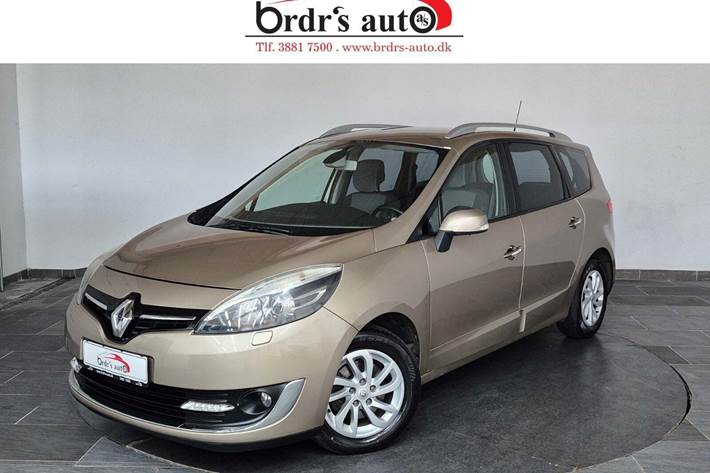 Brun Renault Grand Scenic III fra 2013 set udefra