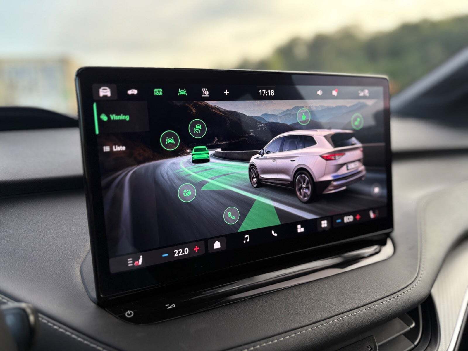 Sort Skoda Enyaq fra 2024