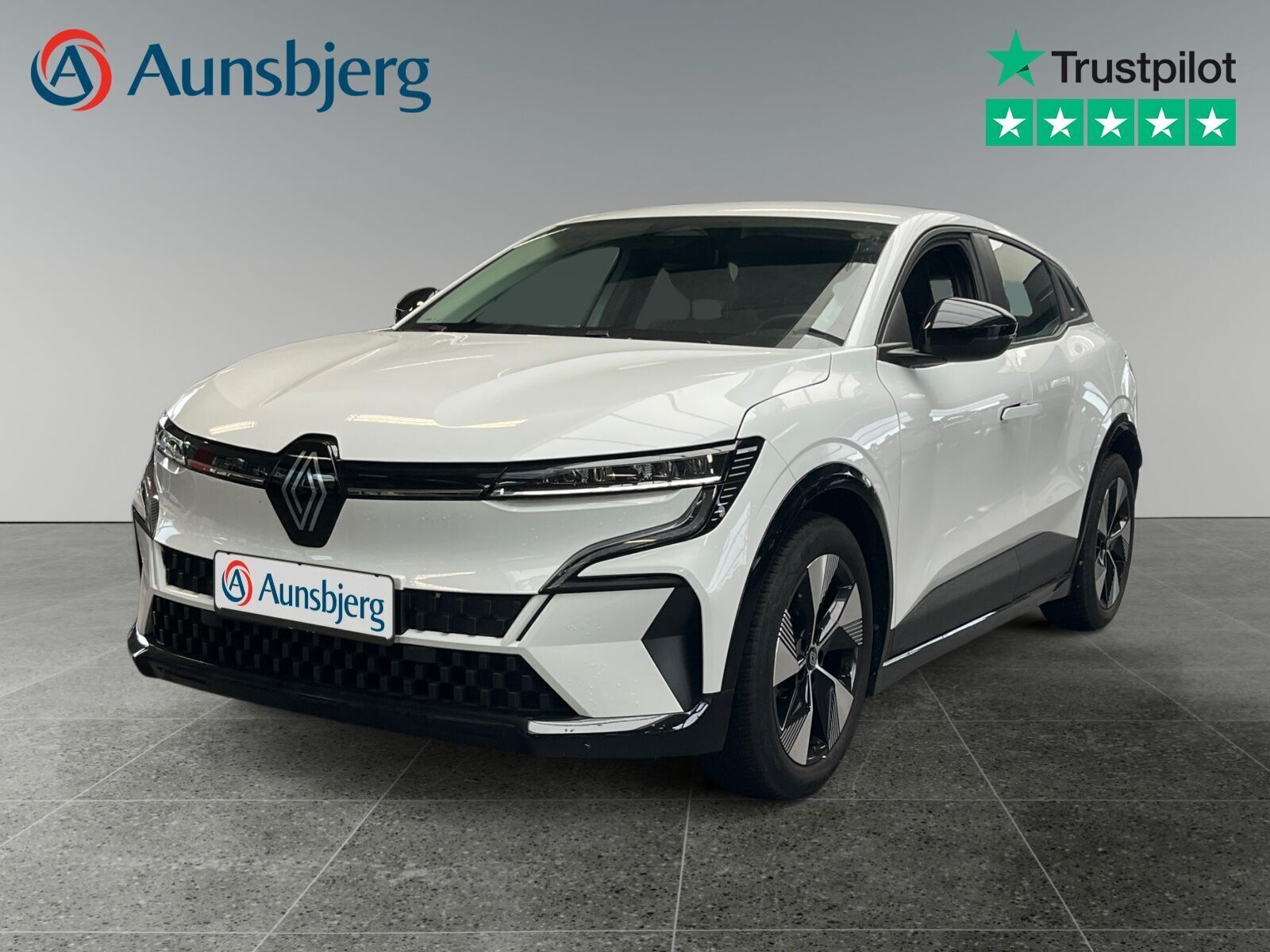 Hvid Renault Megane E-Tech fra 2022