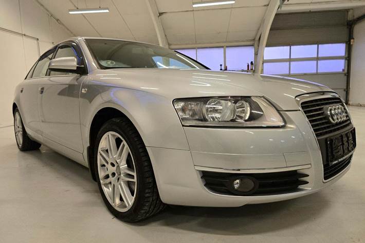Sølv Audi A6 fra 2007