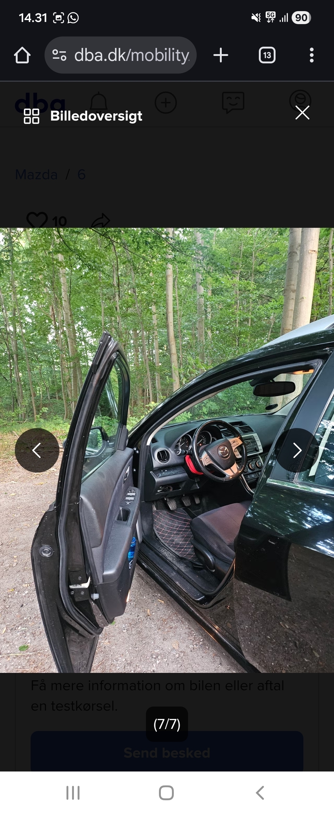 Mazda 6 2,2 WAGON  DIESEL MID