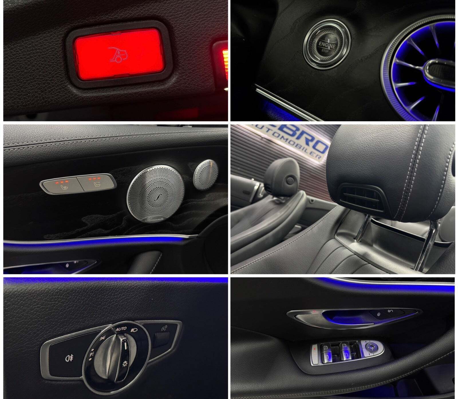 Grå Mercedes E300 fra 2018