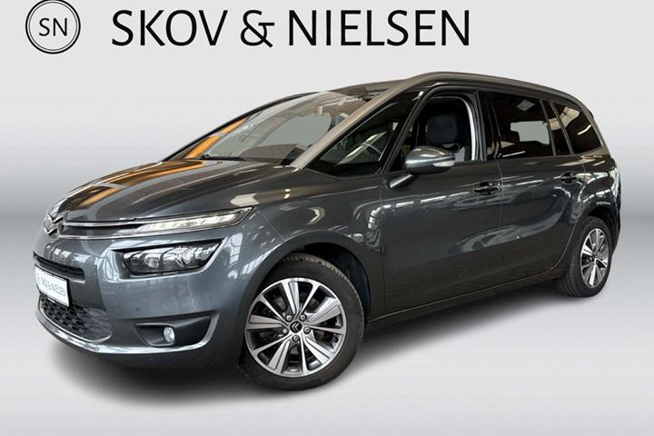 Grå Citroën Grand C4 Picasso fra 2015 set udefra