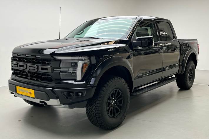 Sort Ford F 150 fra 2025 set udefra