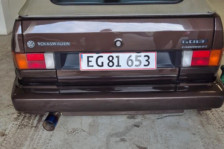 Brun VW Golf fra 1988
