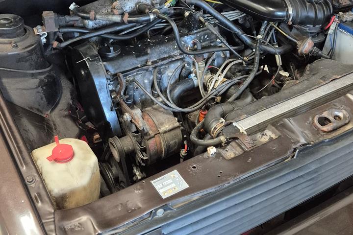 Brun VW Golf fra 1988