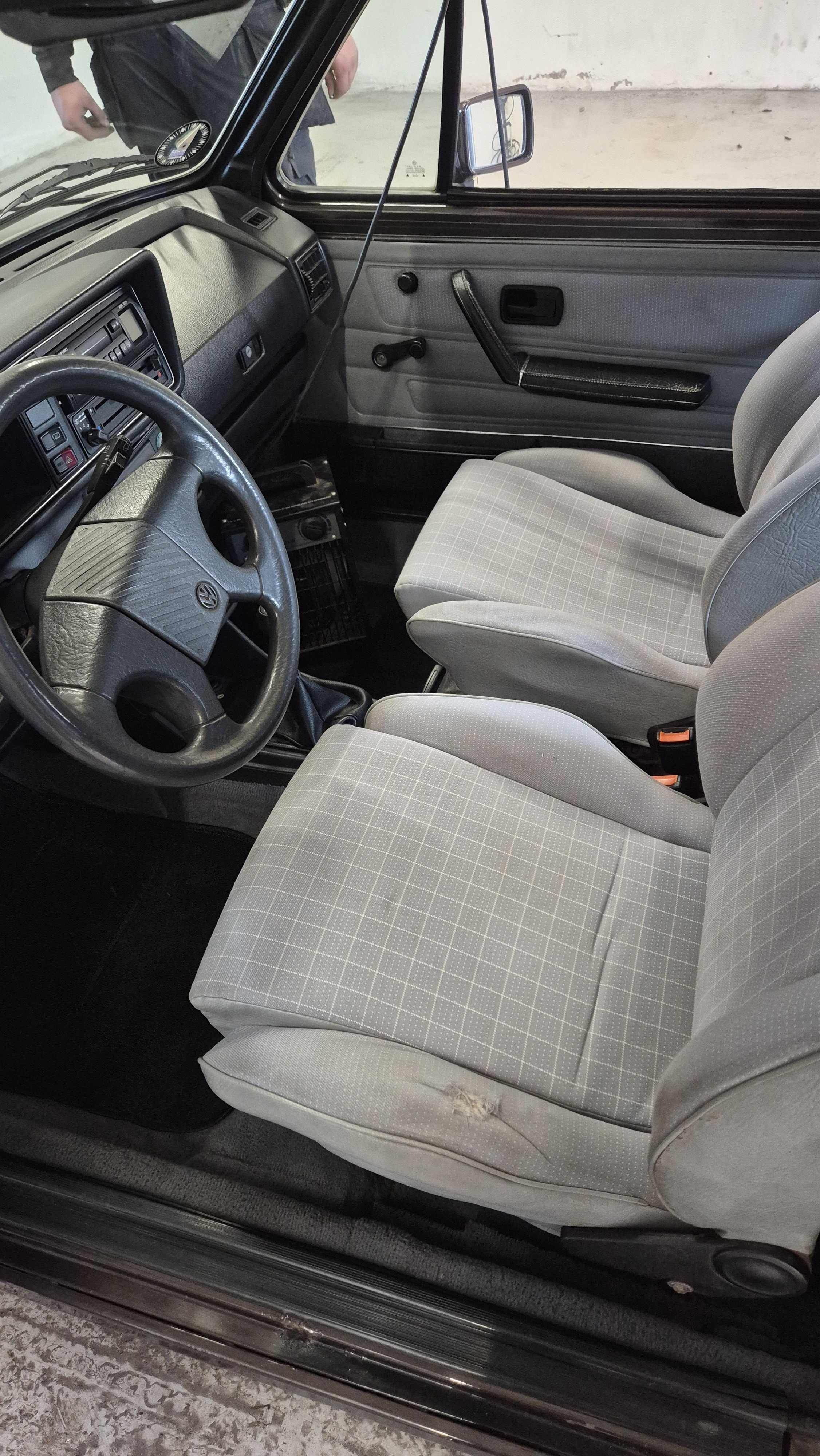 Brun VW Golf fra 1988
