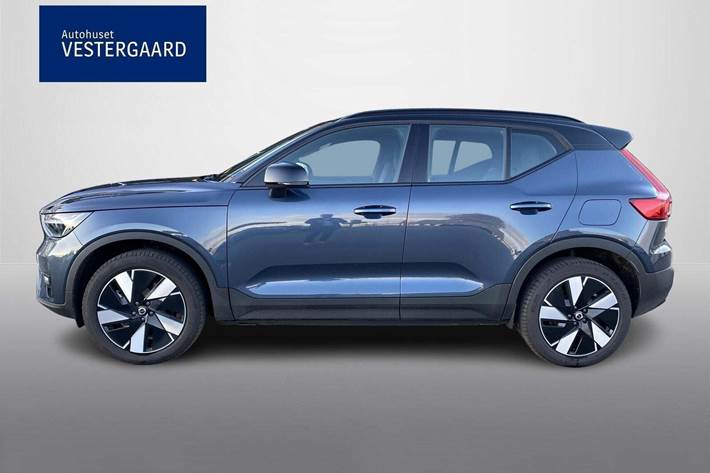 Blå Volvo EX40 fra 2026
