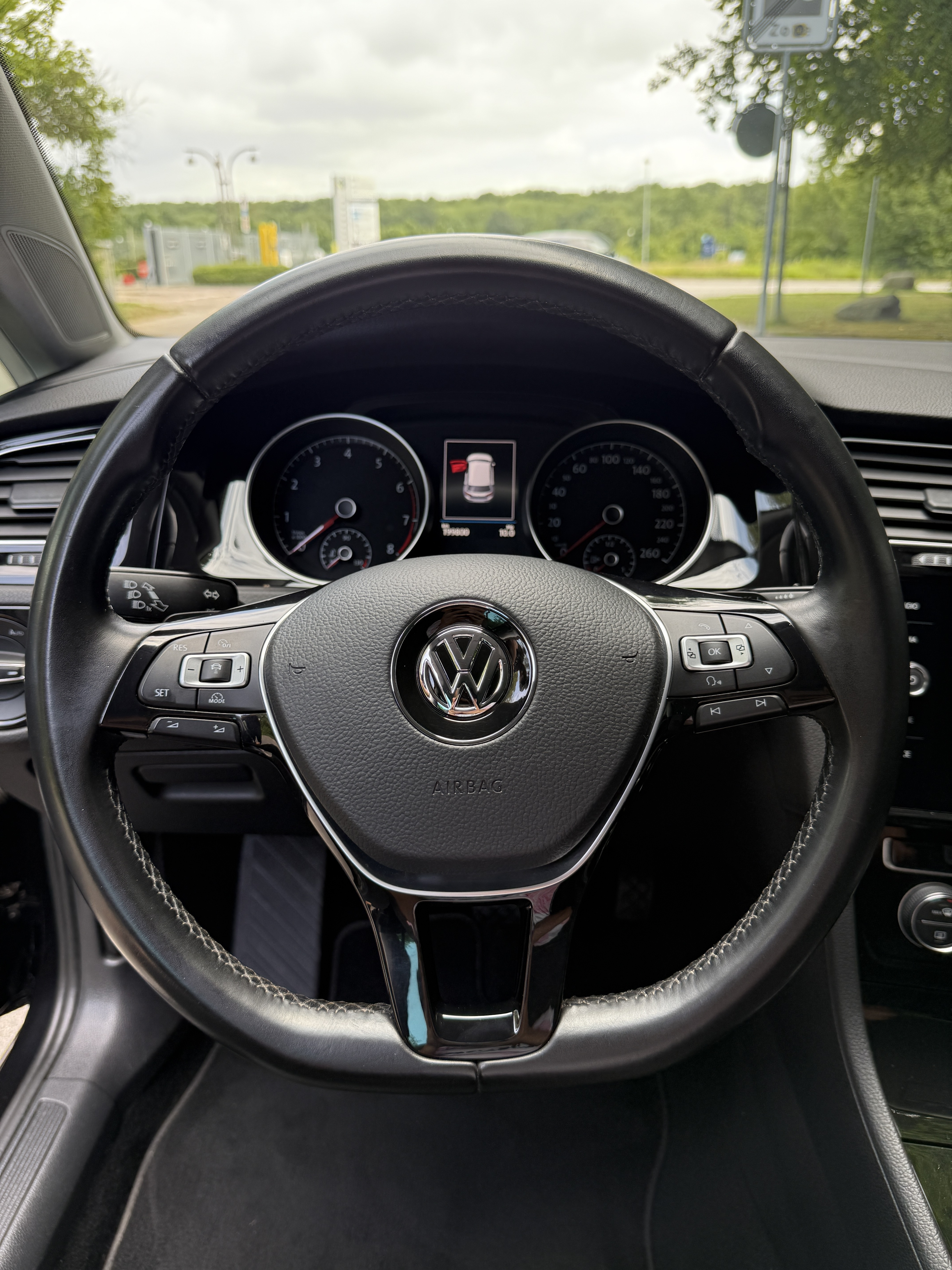 Sort VW Golf fra 2017