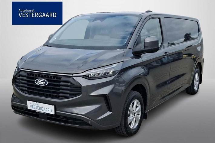 Grå Ford Transit Custom 300L fra 2024 set udefra