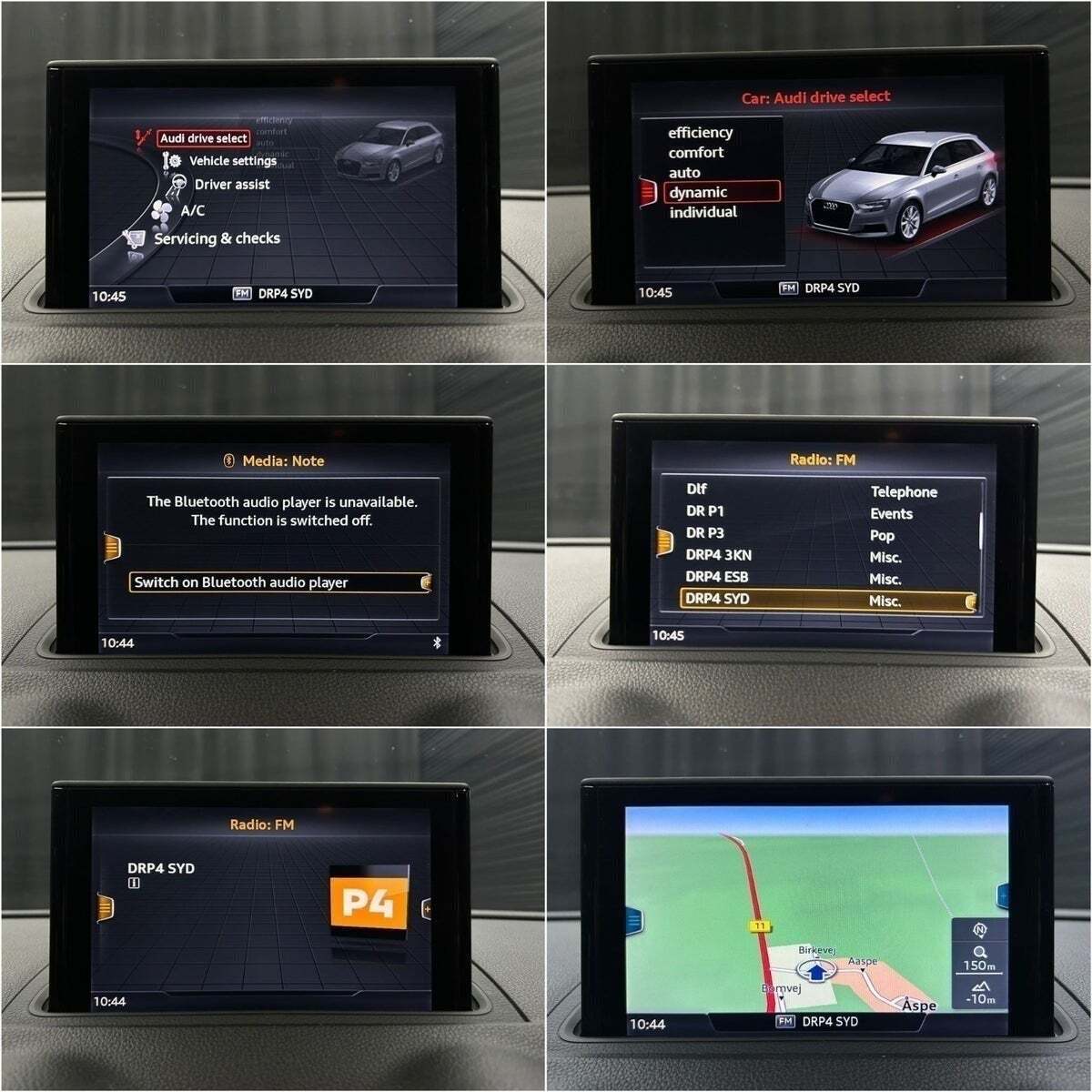 Hvid Audi A3 fra 2017