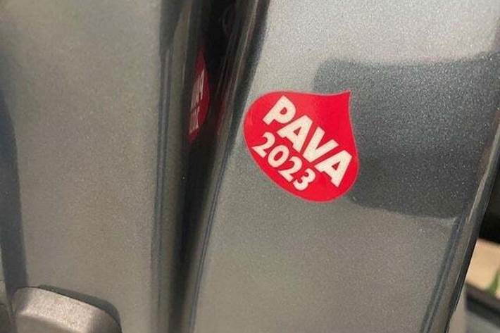 Grå Skoda Fabia fra 2019