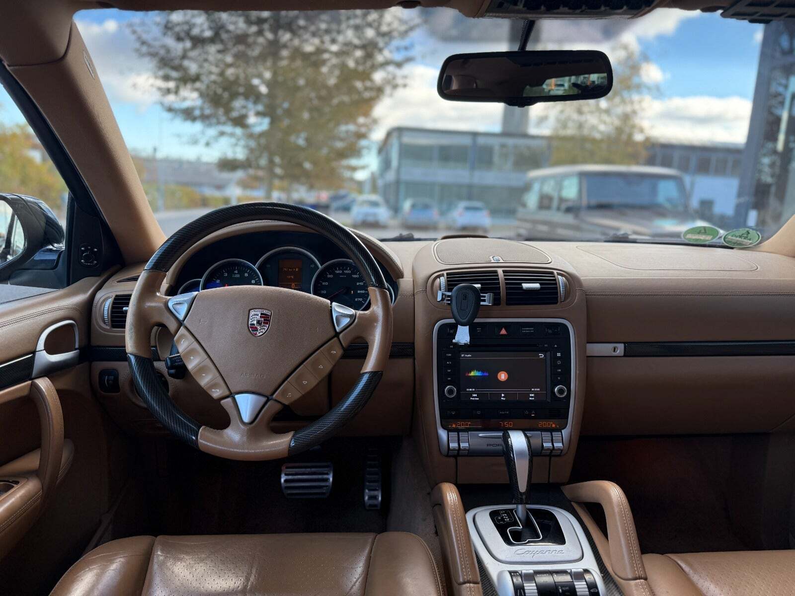 Sort Porsche Cayenne S fra 2008