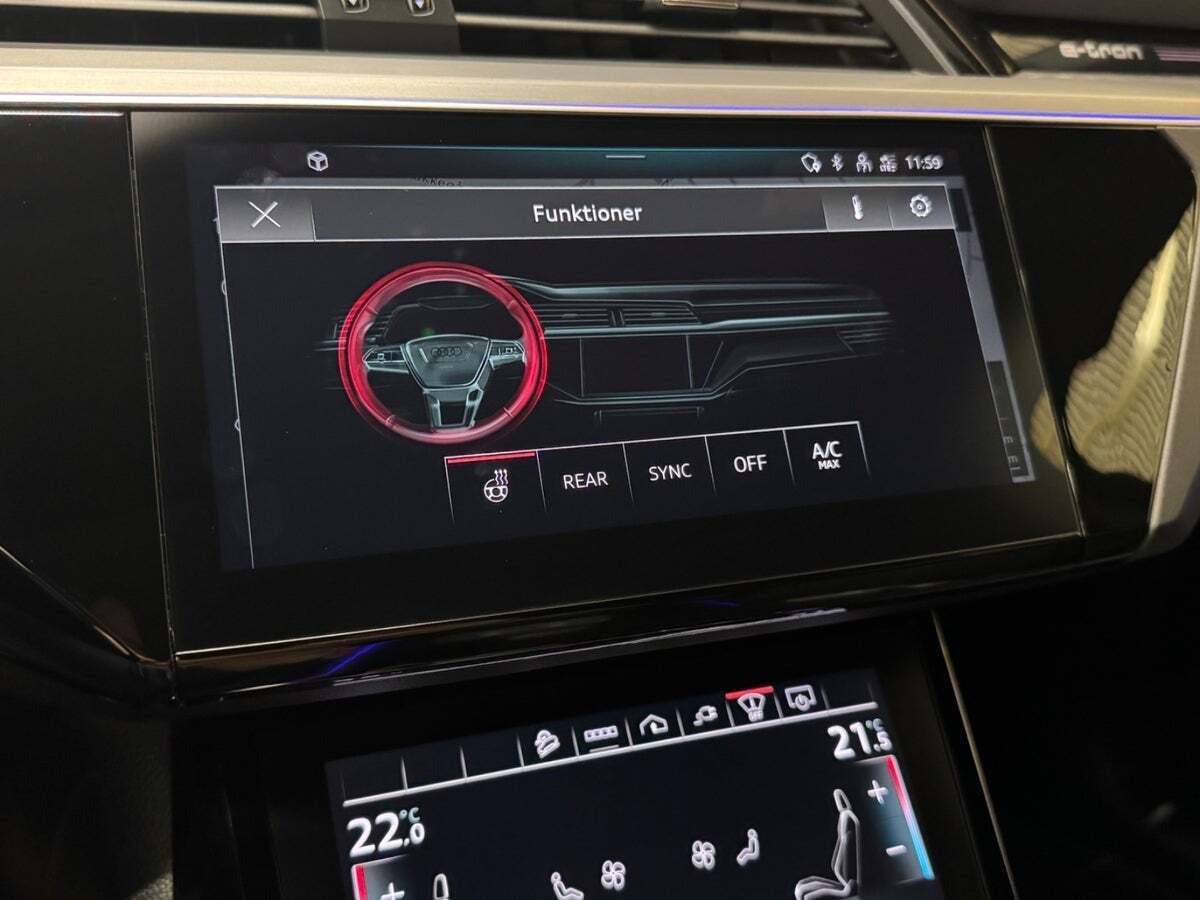 Grøn Audi e-tron fra 2022