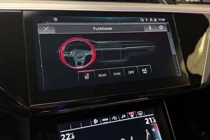 Grøn Audi e-tron fra 2022