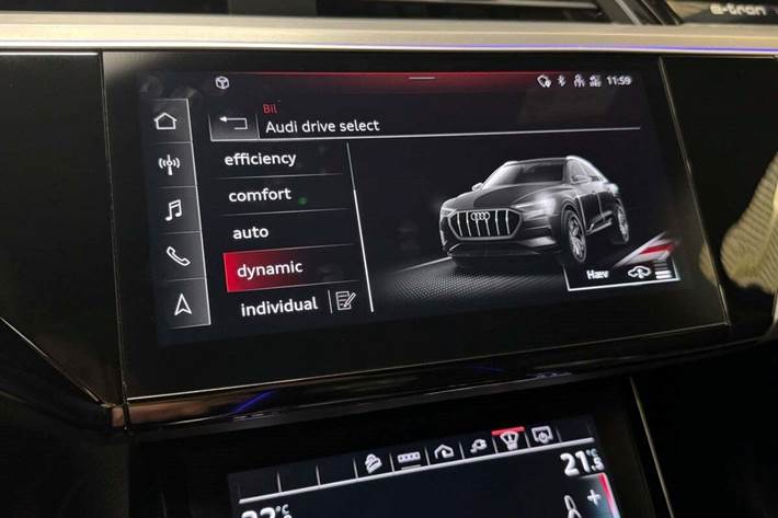 Grøn Audi e-tron fra 2022