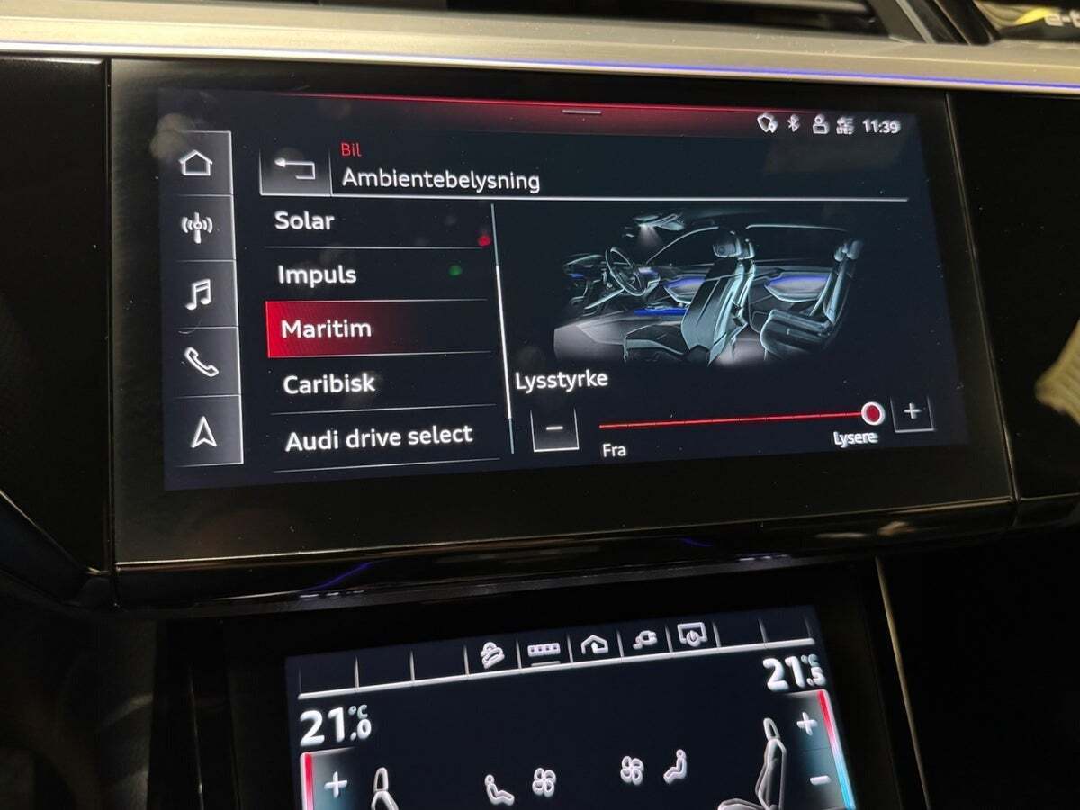 Grøn Audi e-tron fra 2022