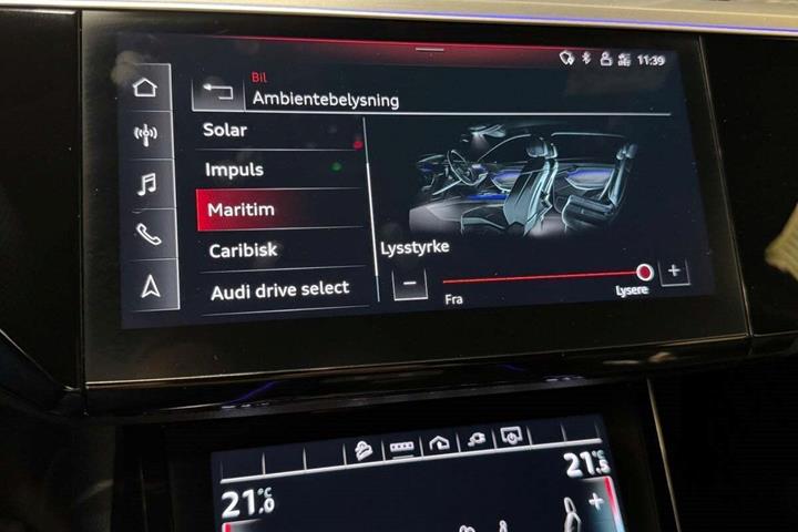 Grøn Audi e-tron fra 2022