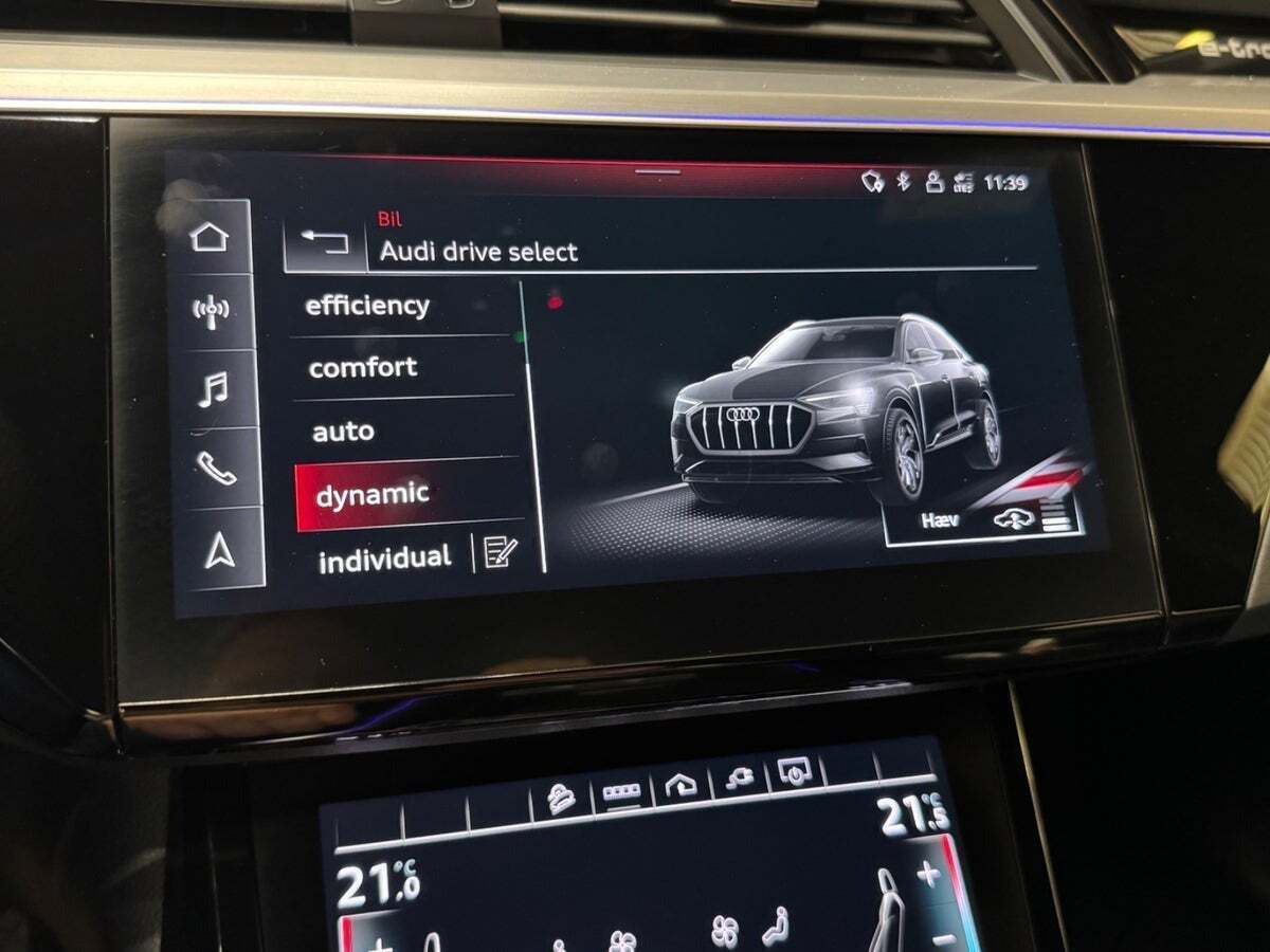 Grøn Audi e-tron fra 2022